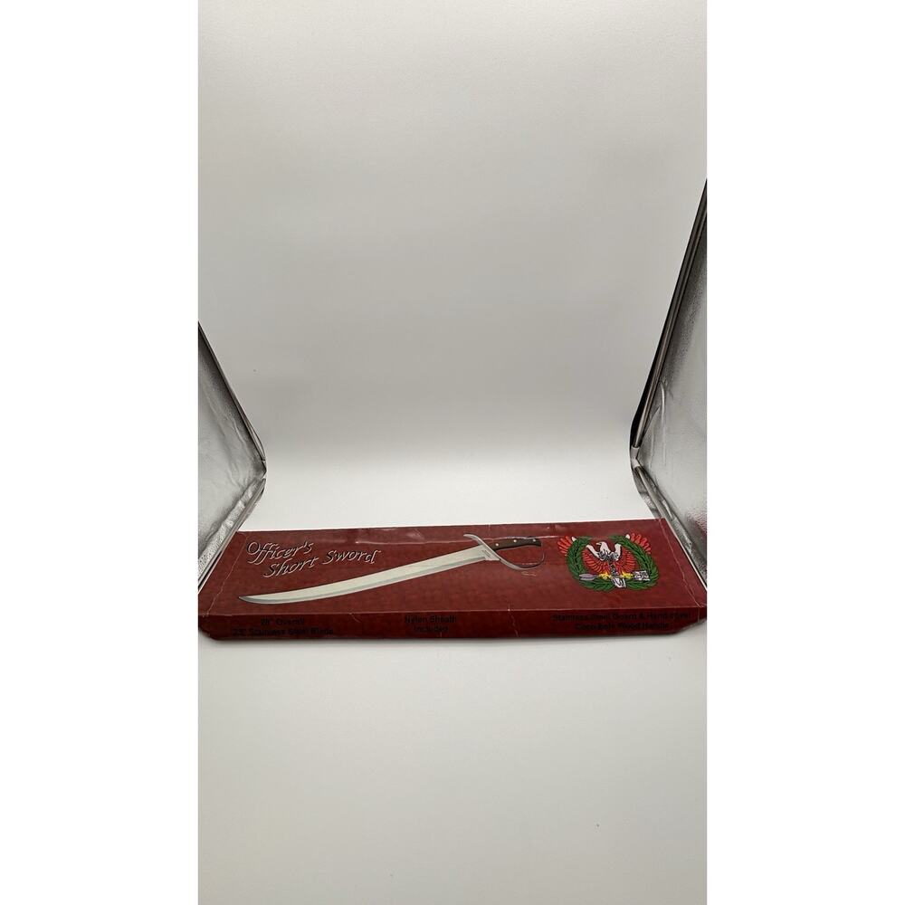 Frost Cutlery Stainless Steel Officers Sword w/ Sheath. 28" OAL. New In Box.